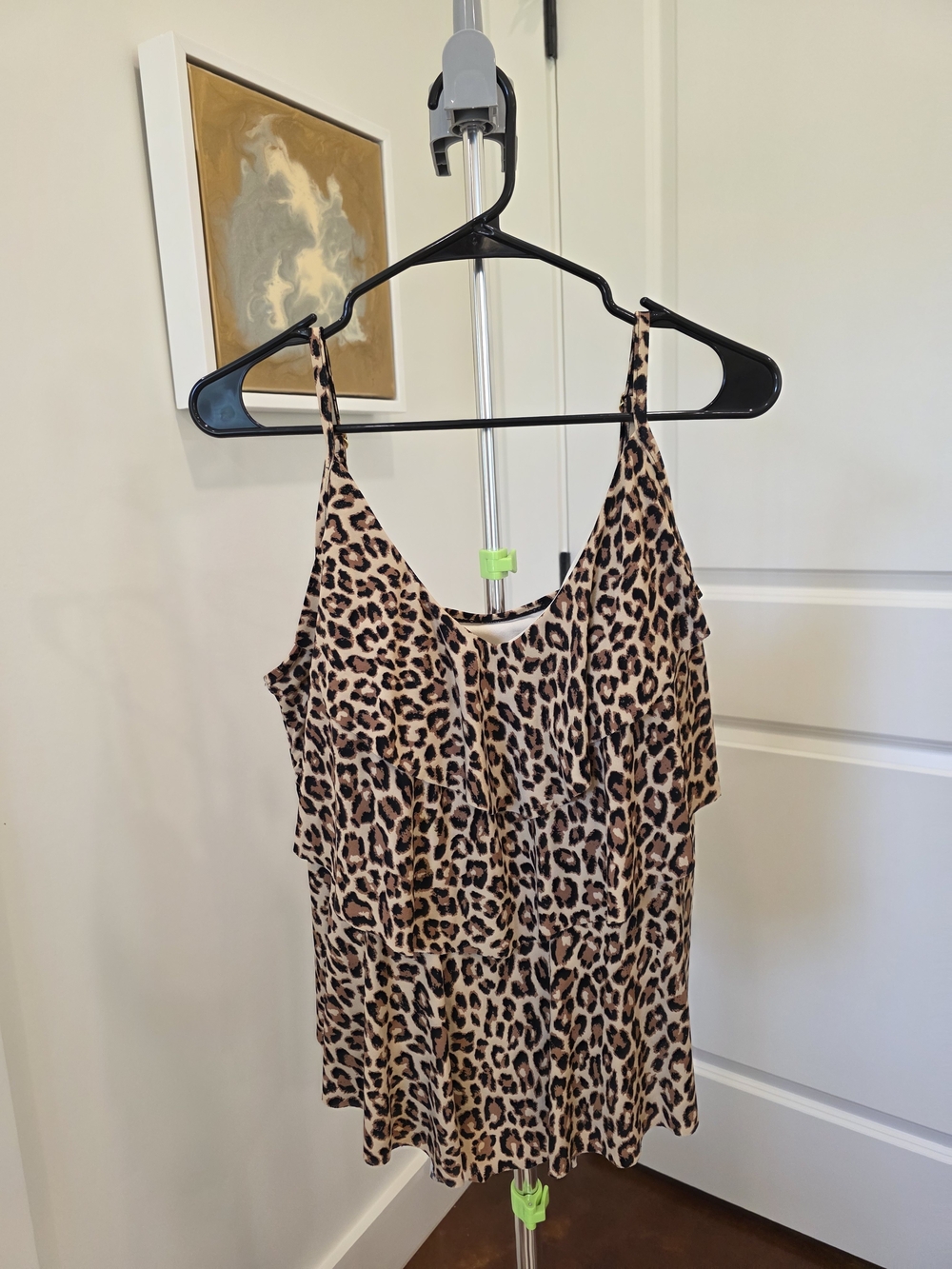 Aqua Green Swim Top XL